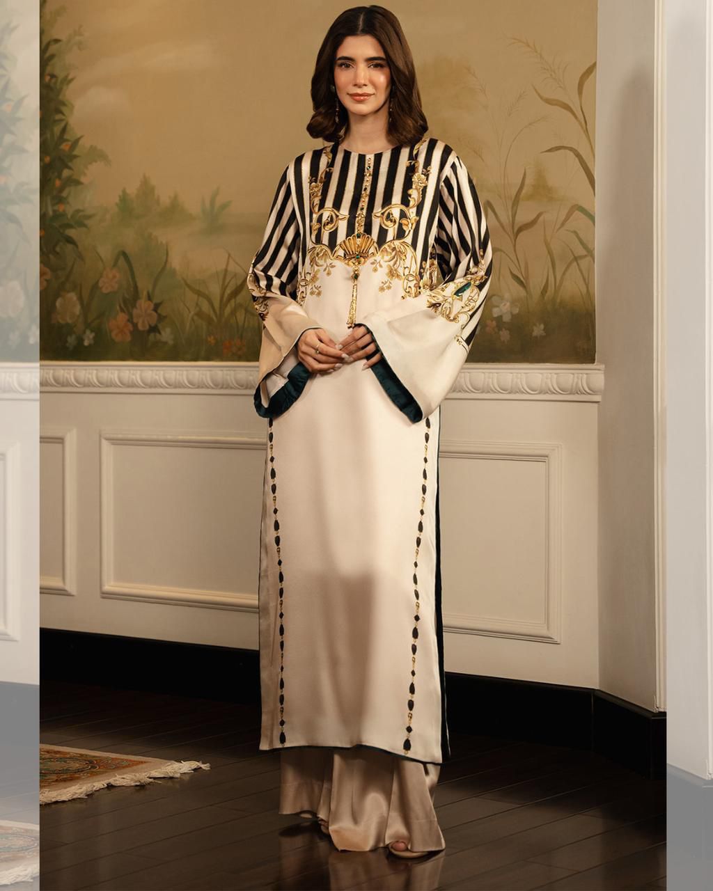 WINTER SILK DIGITAL PRINTED 3-PIECE - SD#48